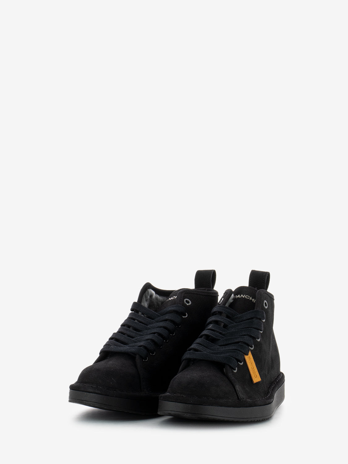 P01 Ankle boot nubuck shearling lining black