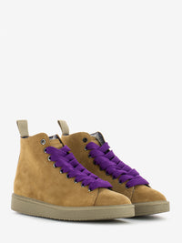 P01 Ankle Boot suede faux fur lining brown sugar / pansy