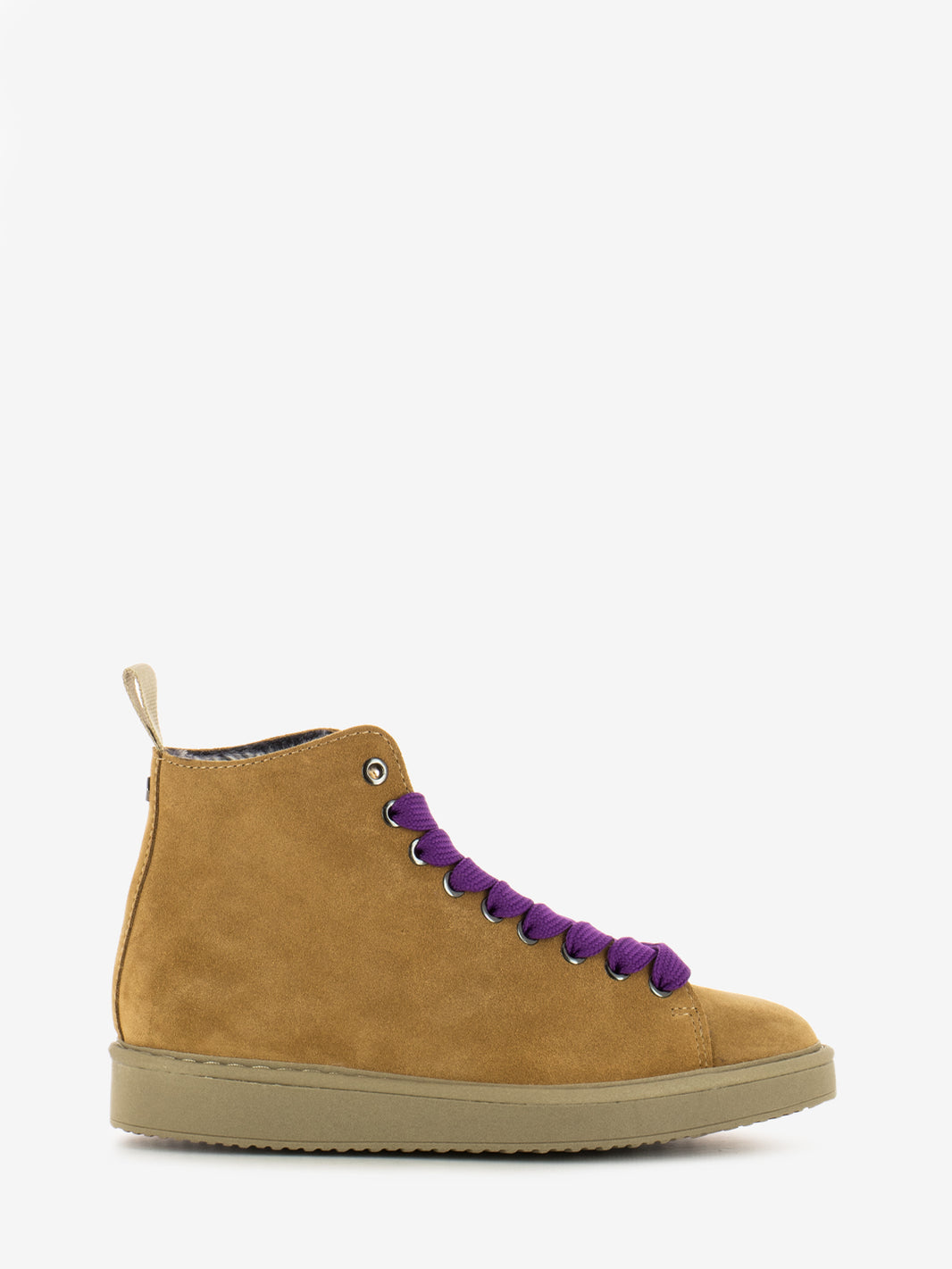 P01 Ankle Boot suede faux fur lining brown sugar / pansy