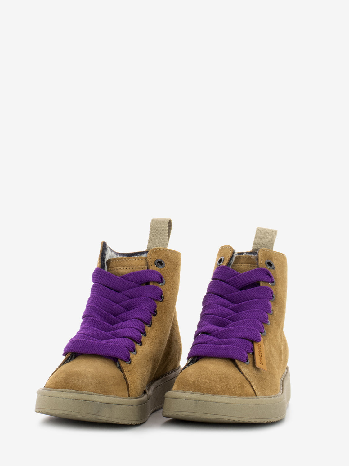 P01 Ankle Boot suede faux fur lining brown sugar / pansy