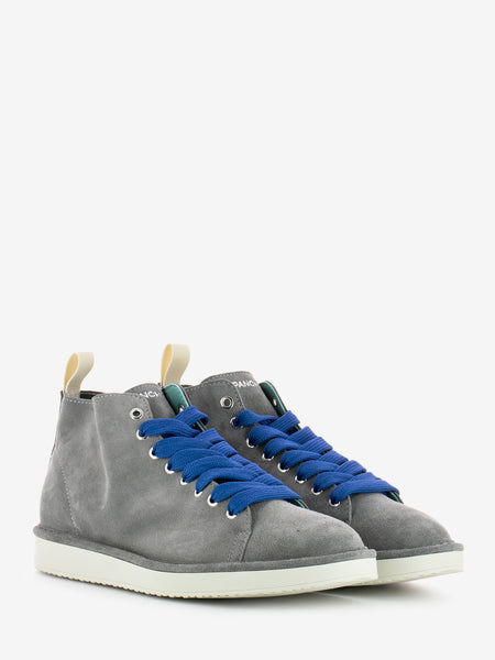 P01 ankle boot suede vibrant grey / true blue