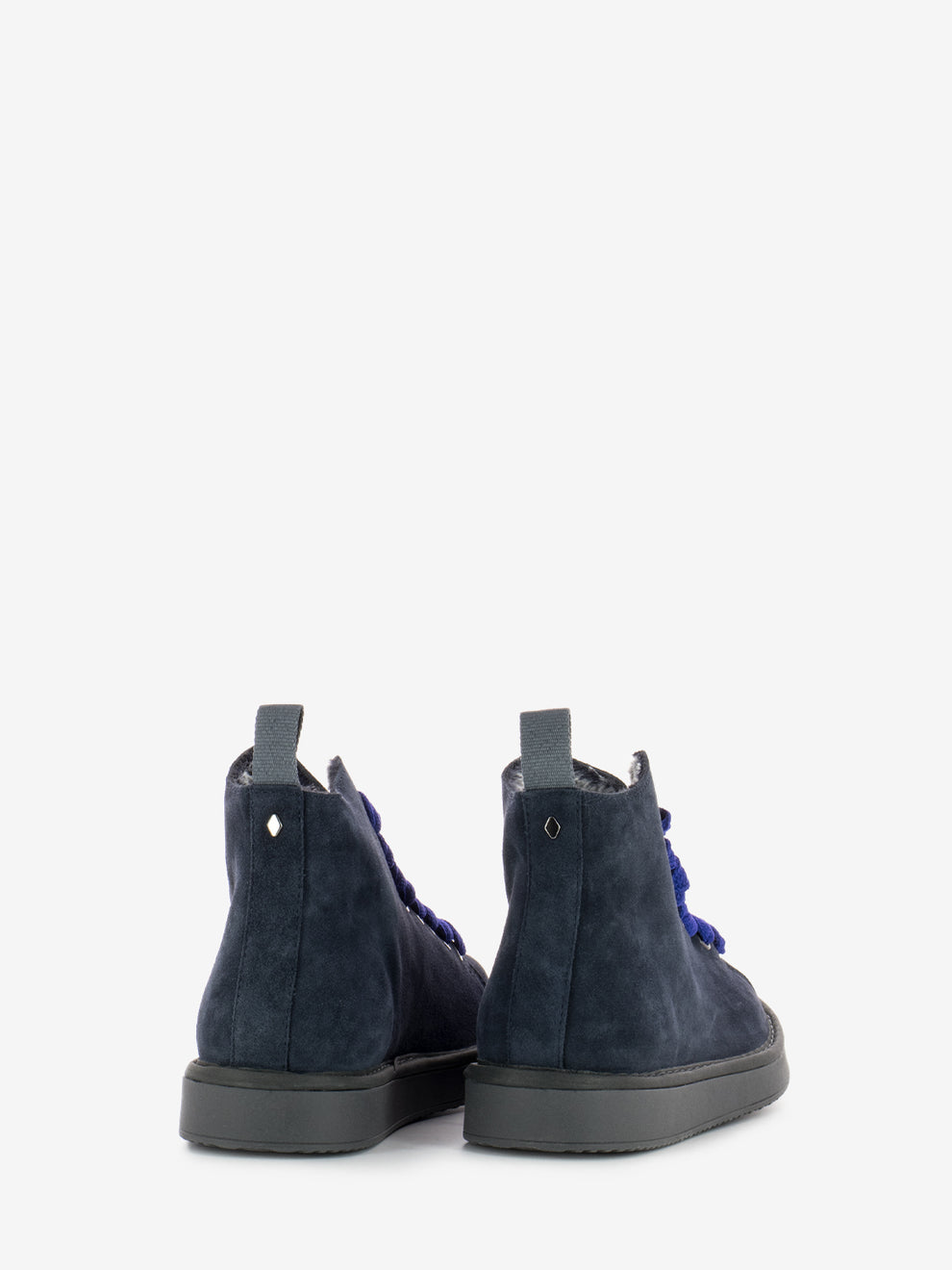 P01 ankle boots suede fur lining cobalt / electric blue