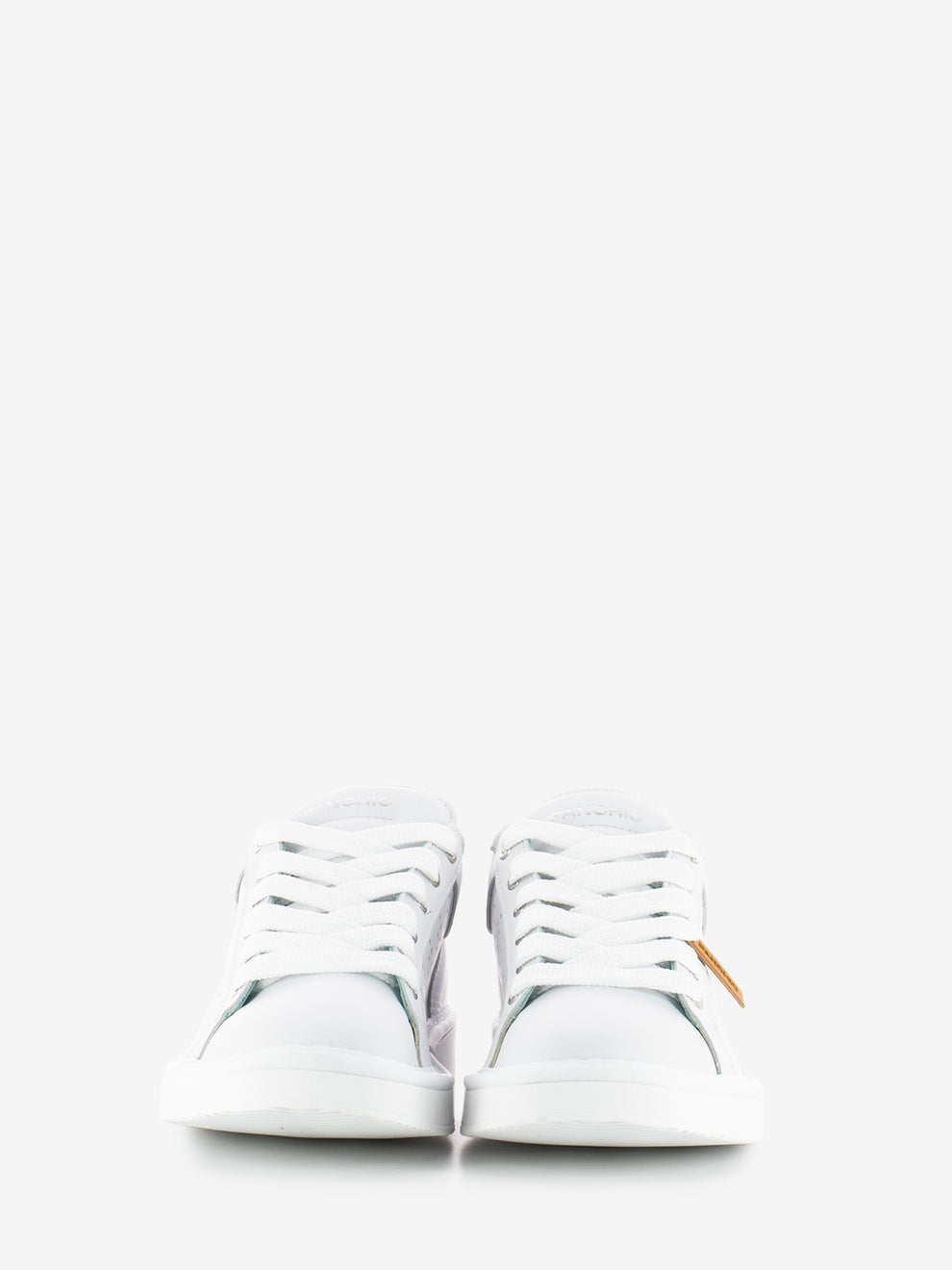 P01 Lace Up Leather white / cosmic blue