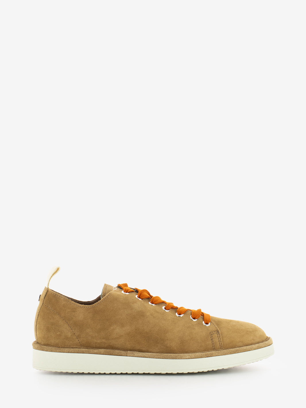 P01 Lace Up suede biscuit / burnt orange