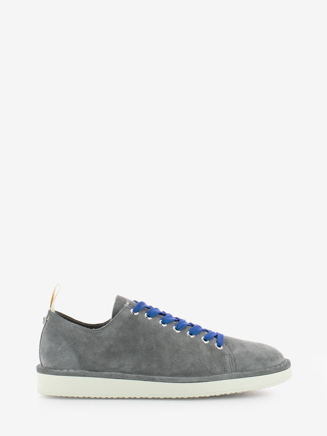 P01 Lace Up suede vibrant grey / true blue