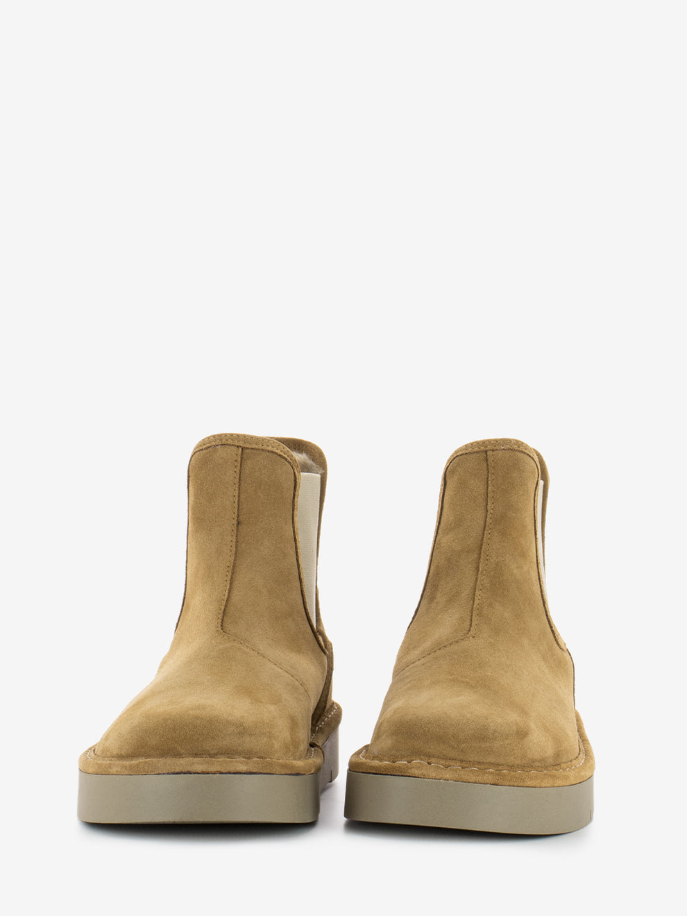 P67 Chunky Beatle Suede Faux Fur Lining brown sugar