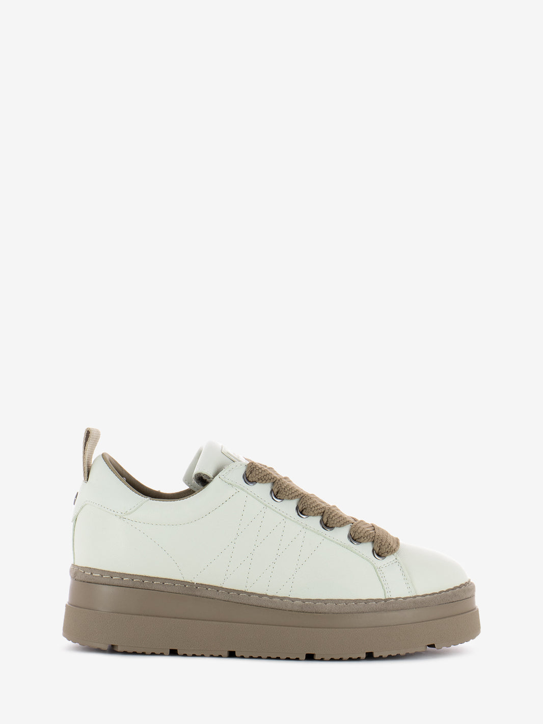 P89 Lace-up leather white