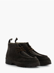 PANCHIC - P99 ankle boot in suede ebony