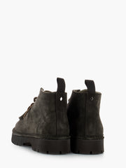 PANCHIC - P99 ankle boot in suede ebony