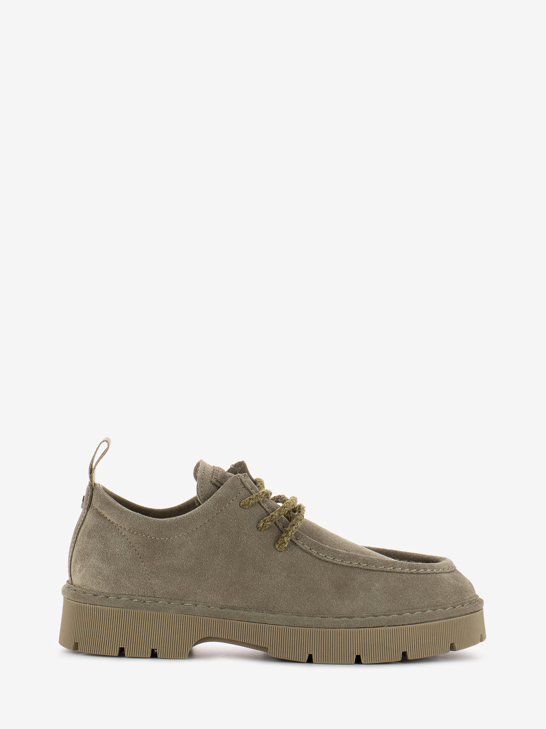 P99 Lace-up suede walnut