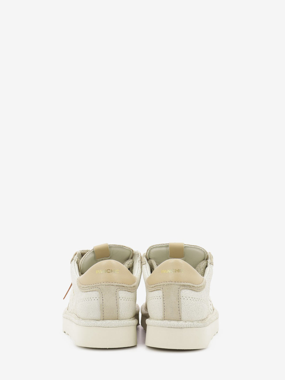 Sneakers P001 cracked suede ivory / sand
