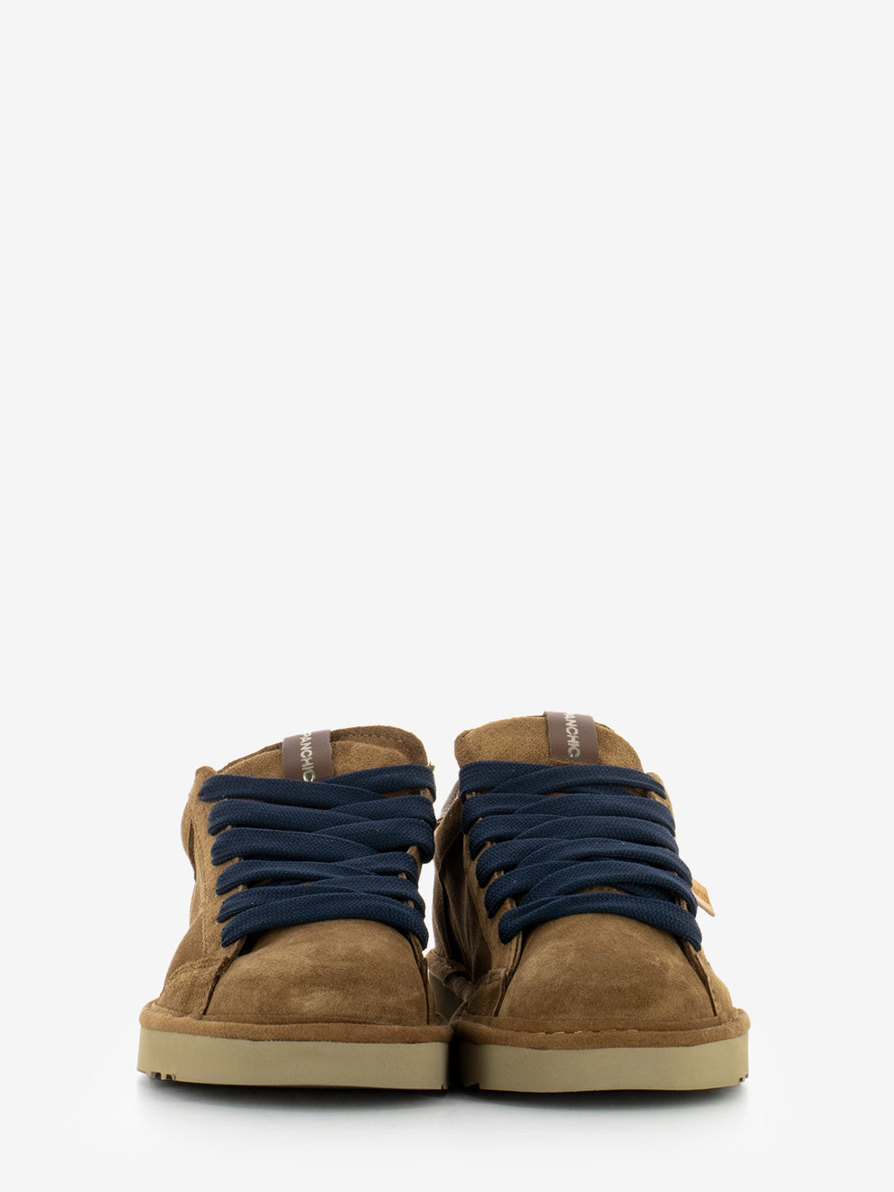 SUEDE LEATHER SNEAKERS COGNAC-COBALT P001M022-01742243_COG/CO