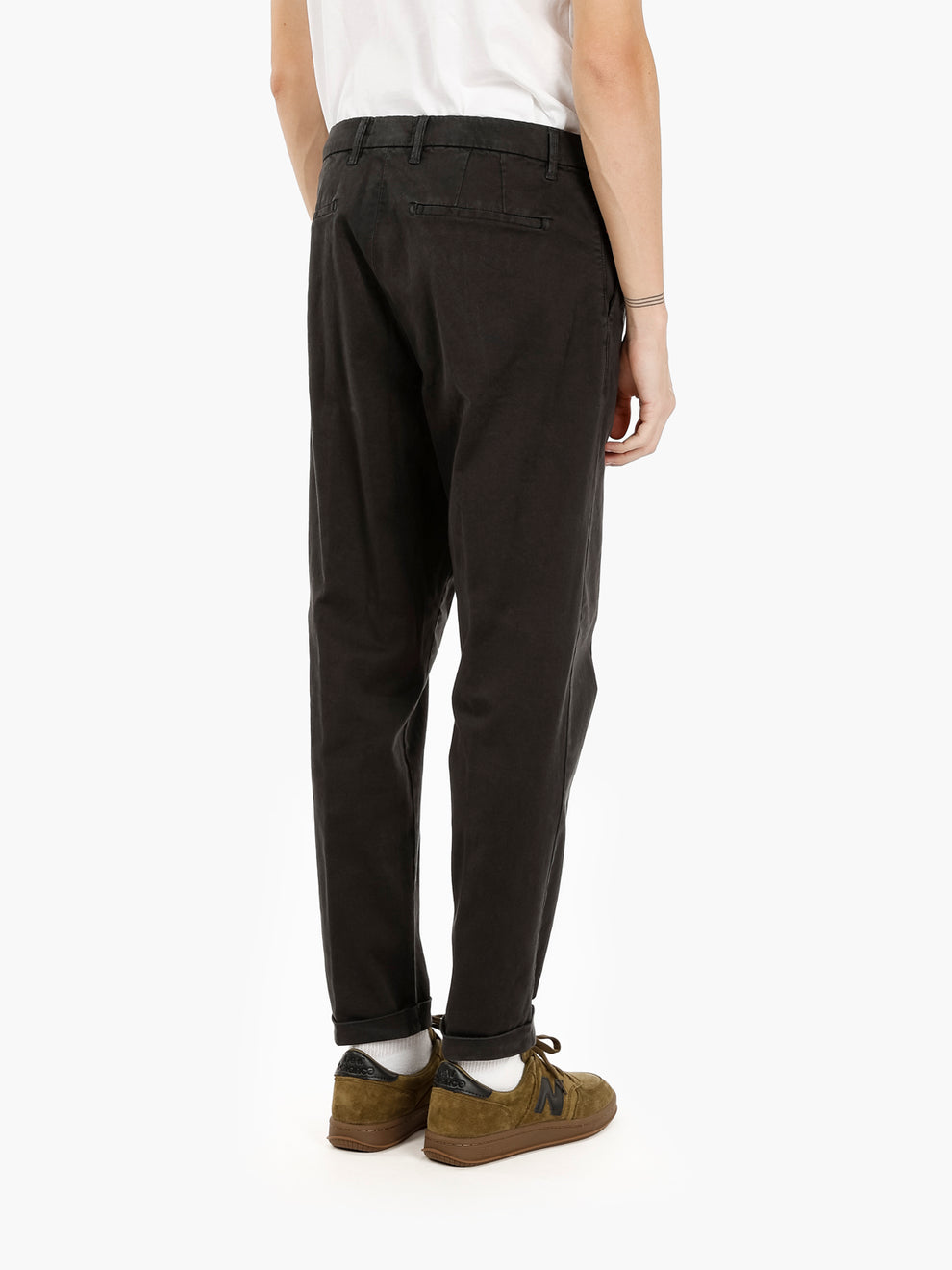 Pantaloni Rio gabardina nero