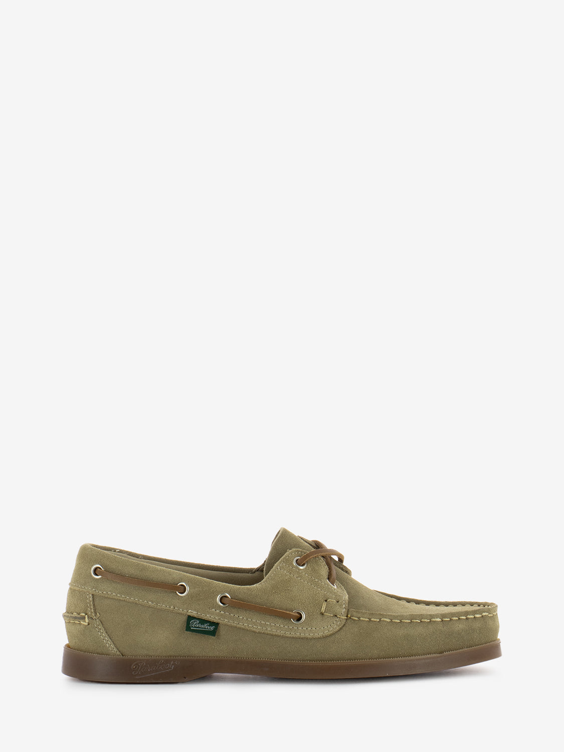 Scarpa da barca in camoscio miele