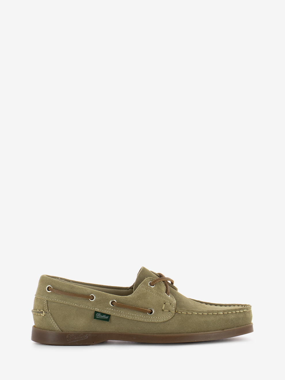 Scarpa da barca in camoscio miele