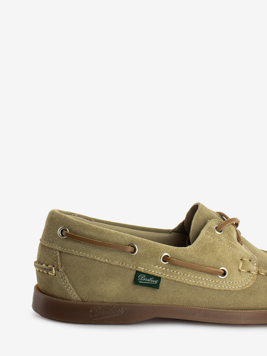 Scarpa da barca in camoscio miele