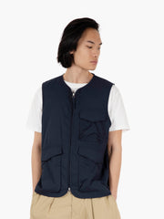 UNIVERSAL WORKS - Gilet parachute liner navy