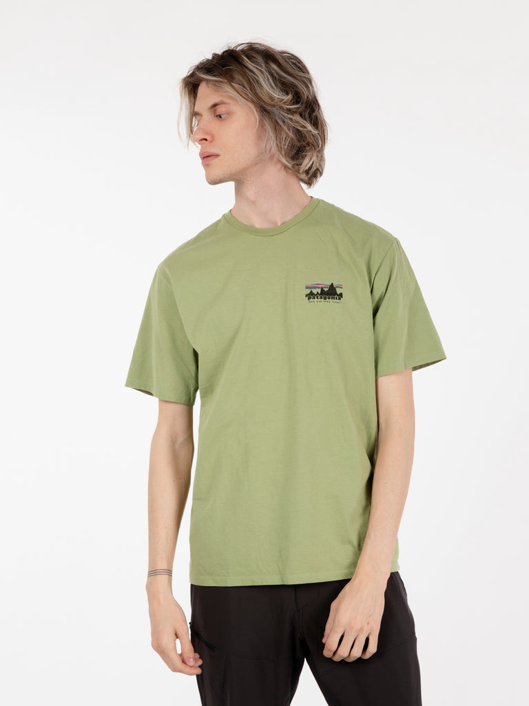 PATAGONIA - 73 Skyline organic t-shirt green