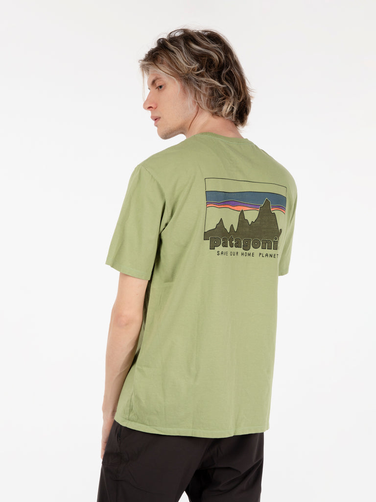 PATAGONIA - 73 Skyline organic t-shirt green