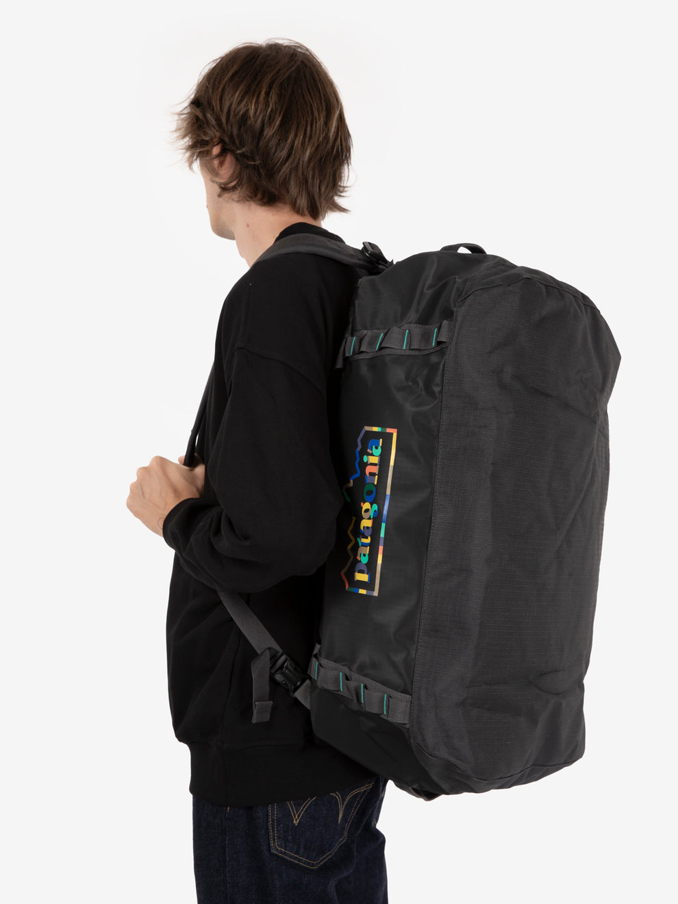 Black Hole® Duffel 55L nero / azzurro
