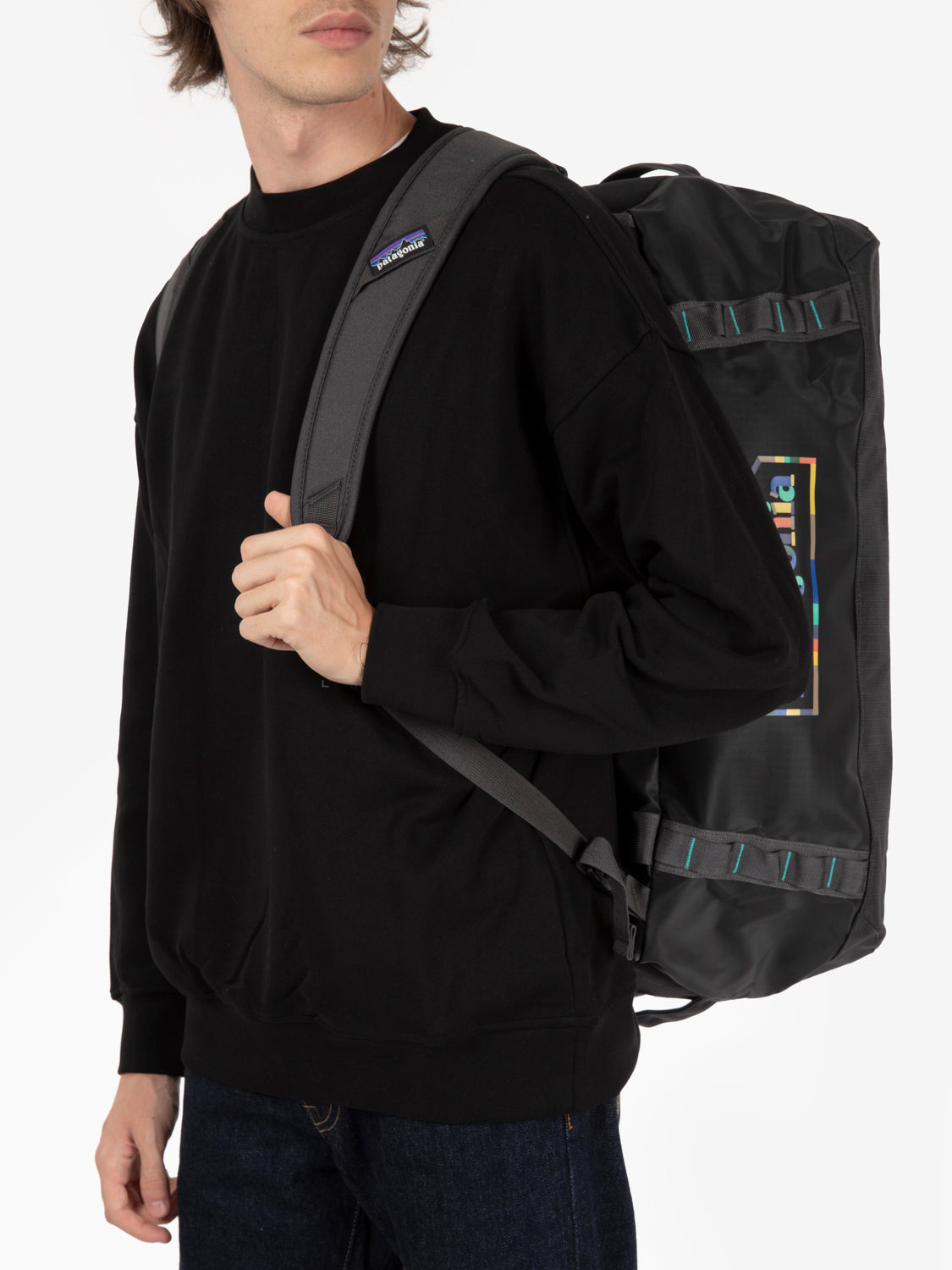 Black Hole® Duffel 55L nero / azzurro