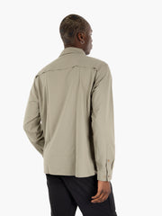 PATAGONIA - Camicia LS guided sun river rock green