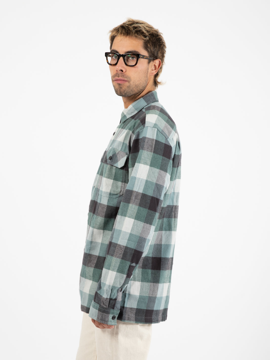 Camicia MW Fjord Flannel shirt verde