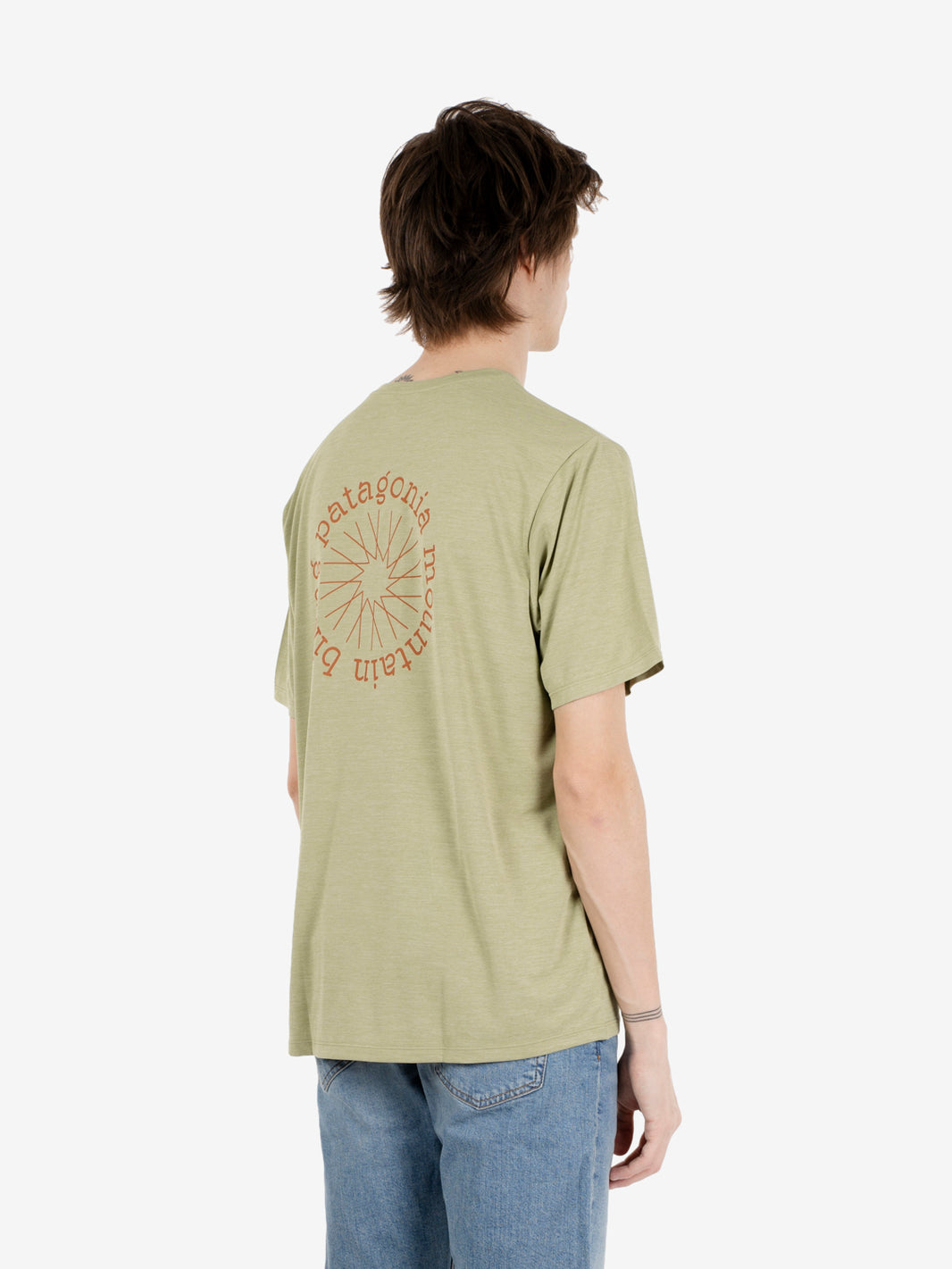 Capilene® Cool daily shirt spoke stencil gumtree green