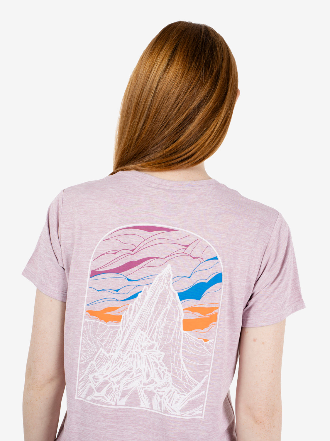 Capilene® Cool daily shirt cloud crag Quite Violet