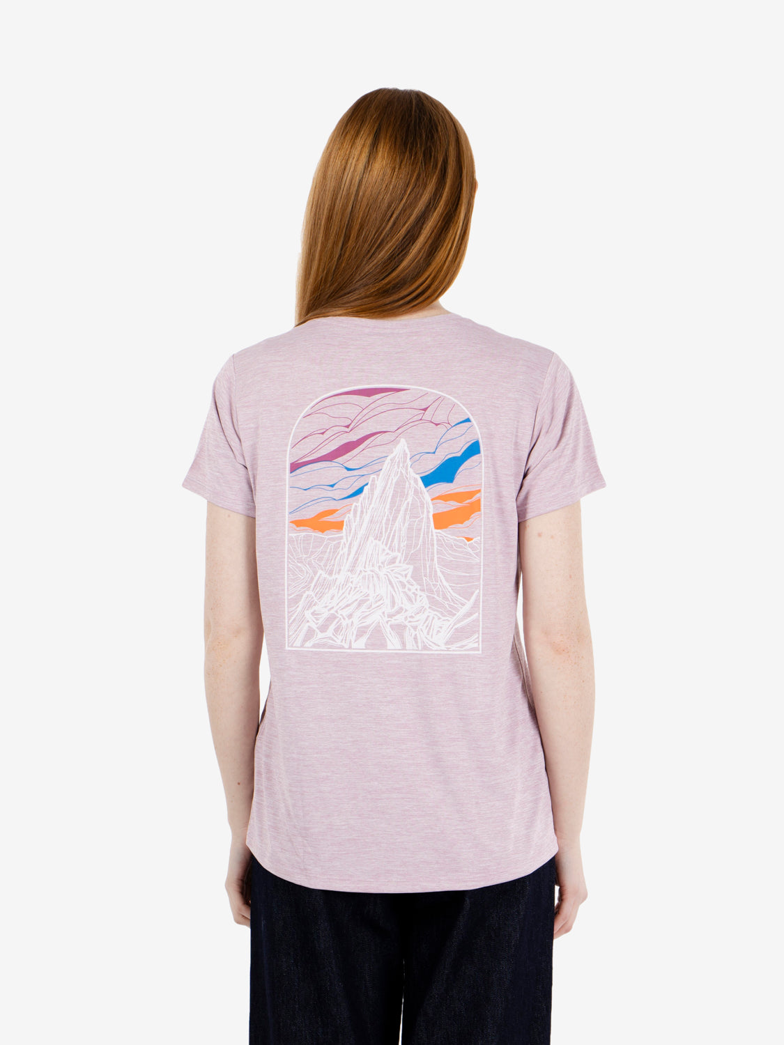 Capilene® Cool daily shirt cloud crag Quite Violet