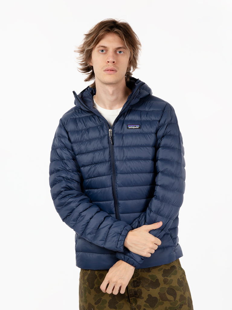 PATAGONIA Down Sweater Hoody new navy