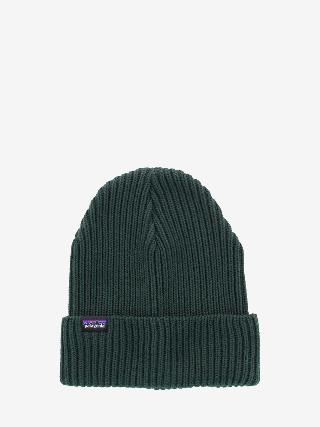 Fishermans rolled beanie cascade green