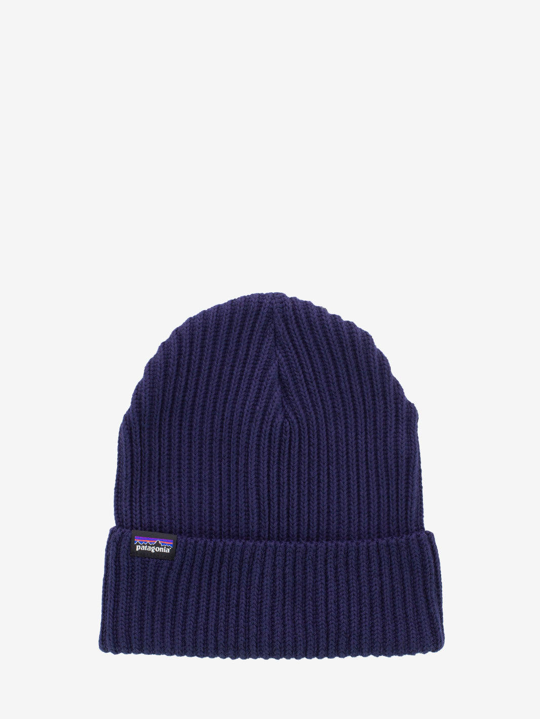 Fishermans rolled beanie navy blue