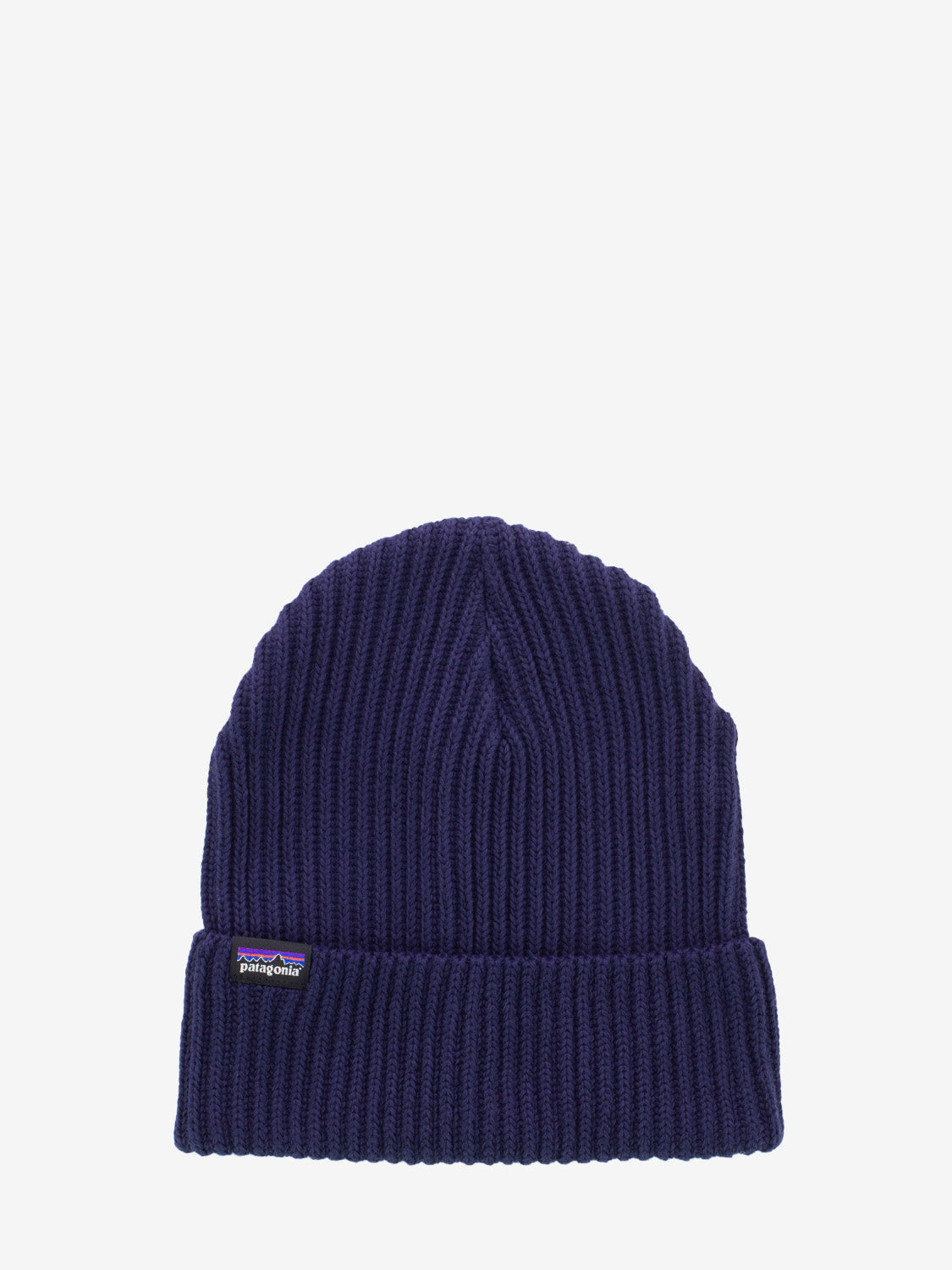 Fishermans rolled beanie navy blue