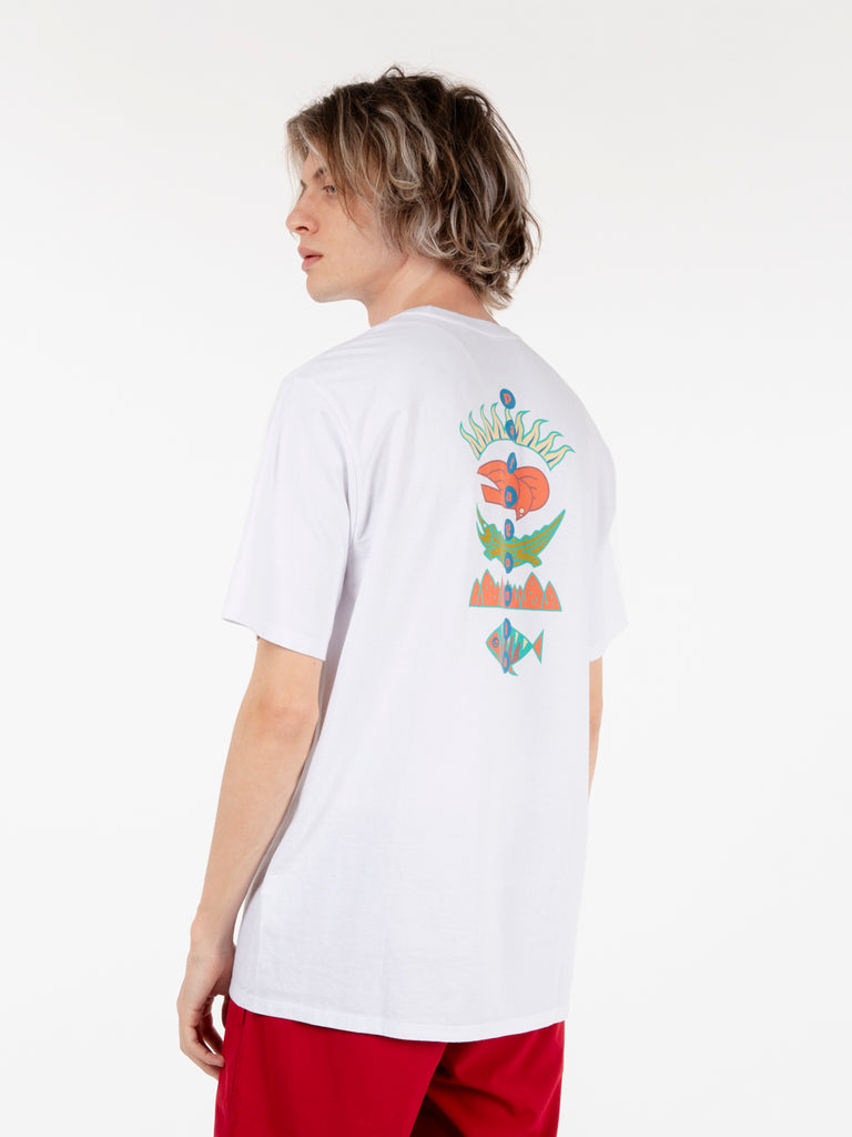 PATAGONIA - Fitz Roy wild responsibili tee white