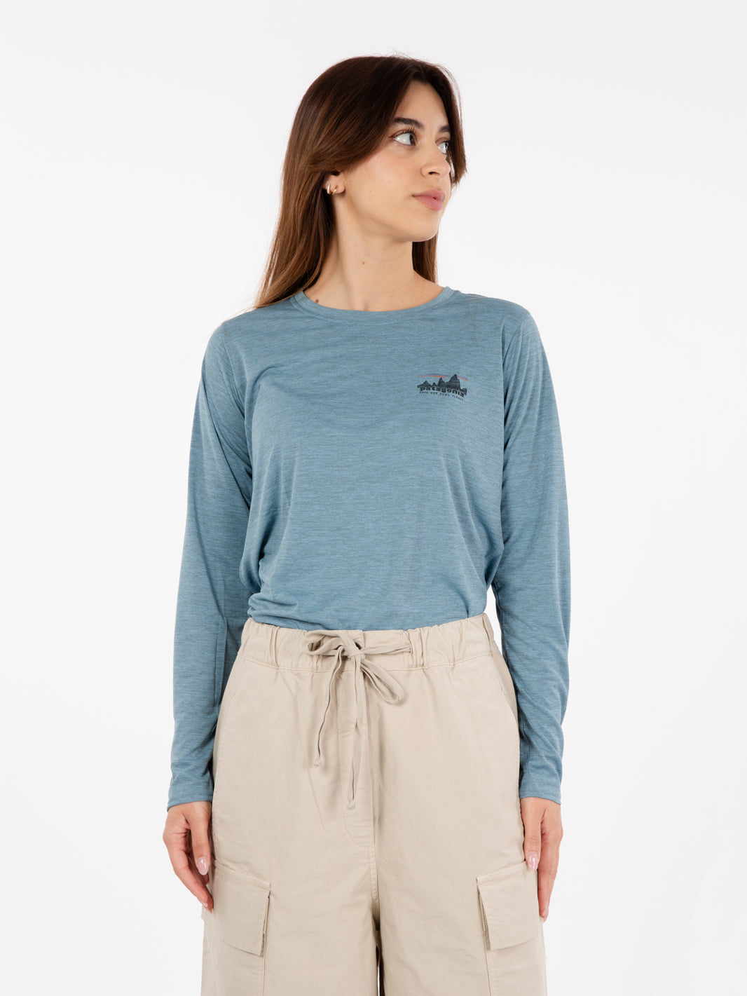 L/S Cap cool daily graphic shirt SLPX azzurro