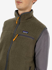 M Retro pile vest basin green