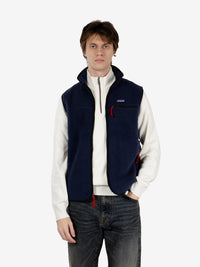 M Retro pile vest new navy