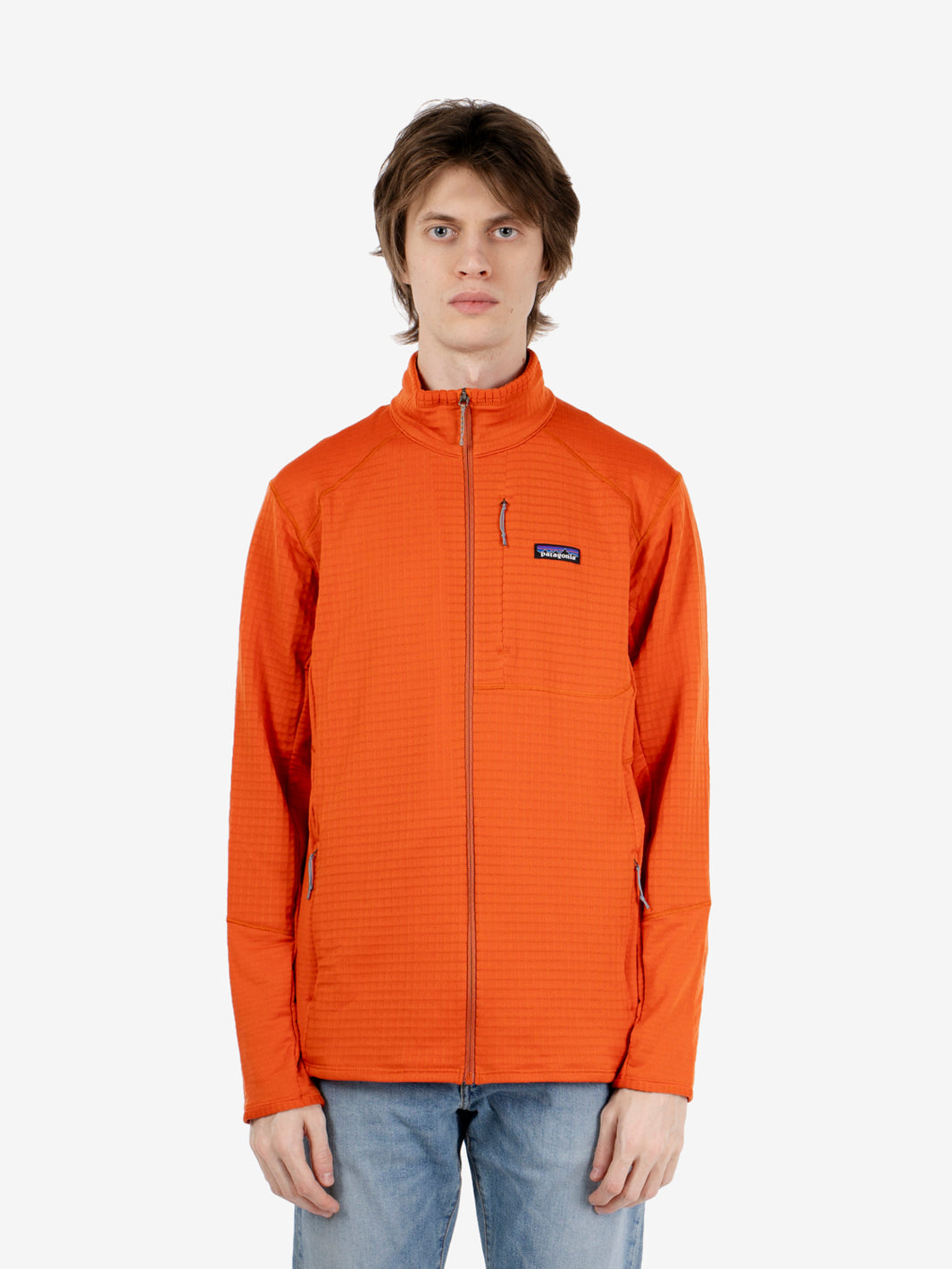 Men's R1® Fleece Jacket orange