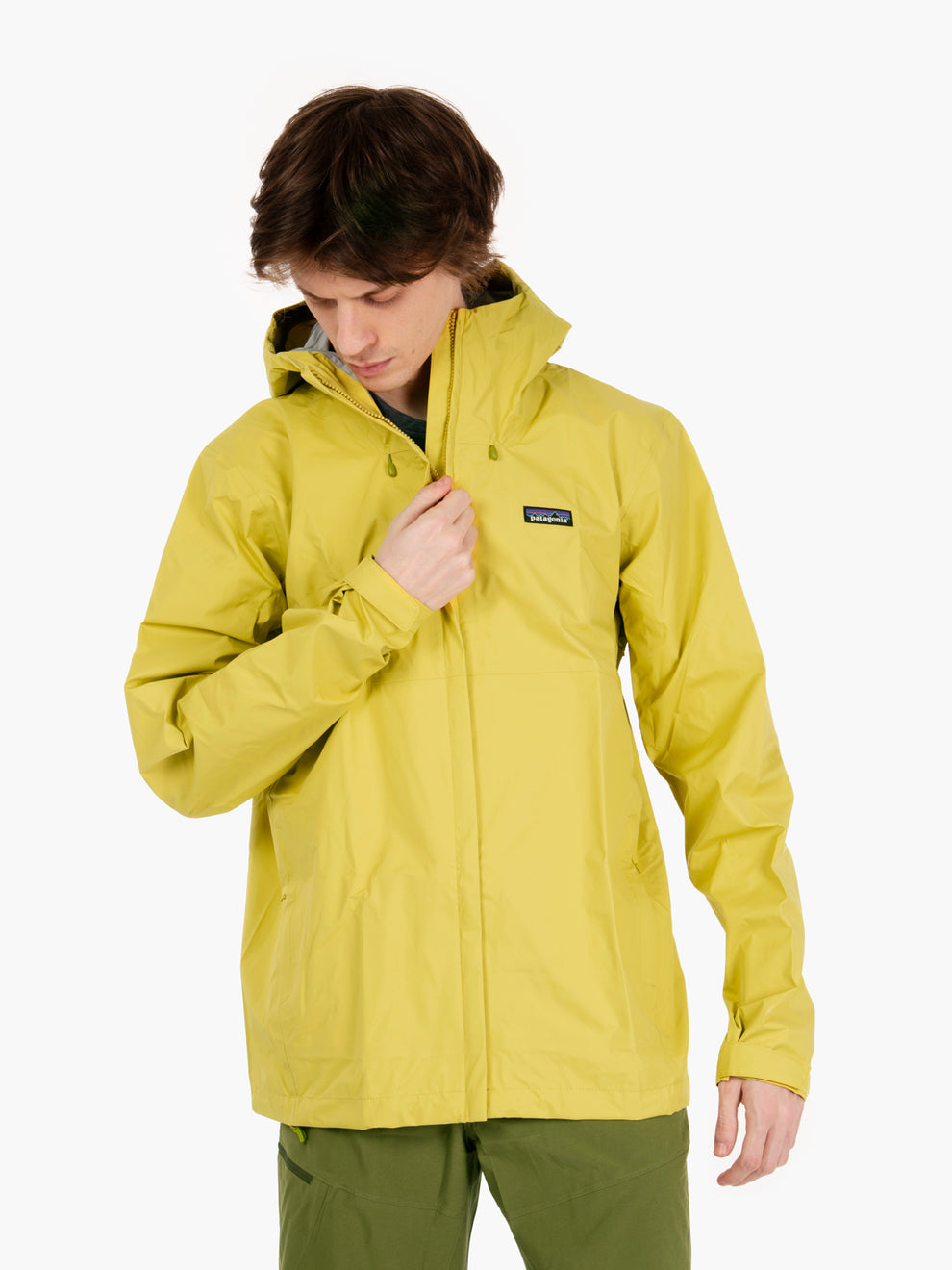 Patagonia Men's Torrentshell 3L Rain Jacket Bundle Green