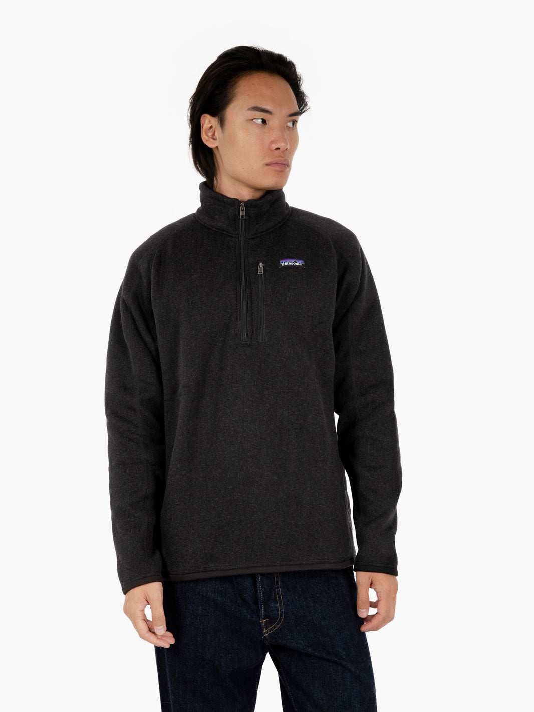 M'S Better Sweather 1/4 zip black