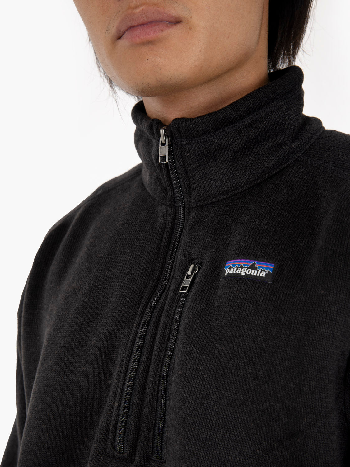 M'S Better Sweather 1/4 zip black
