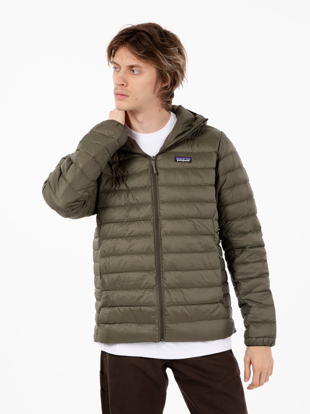 M's Down Sweater Hoody pngr