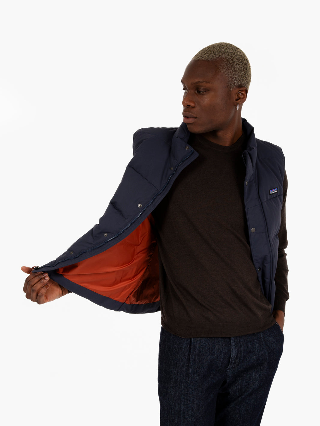 M'S downdrift vest blu