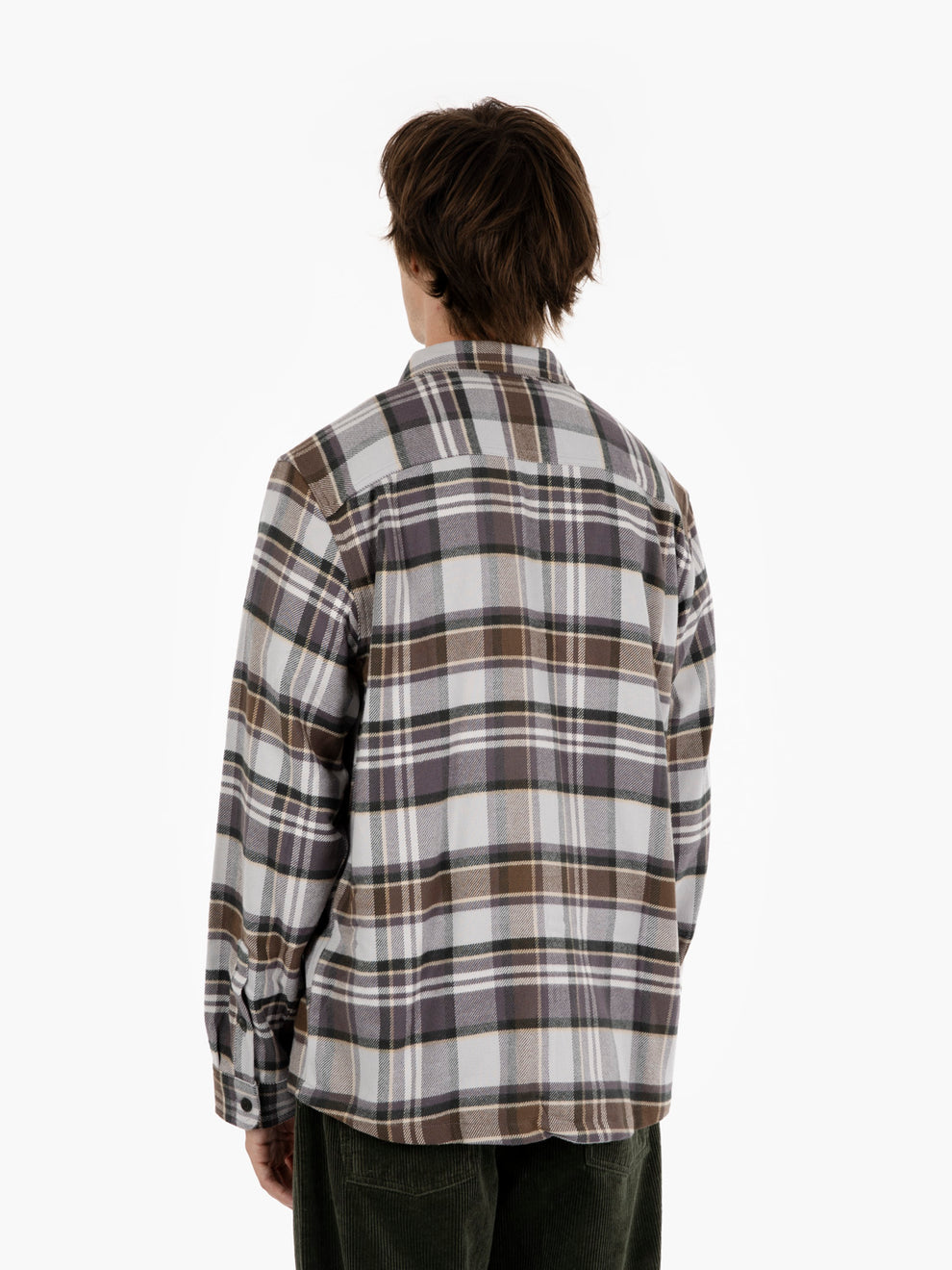 M'S FJORD FLANNEL SHIRT BLIZZARD SALT GRAY 42401_BZGY