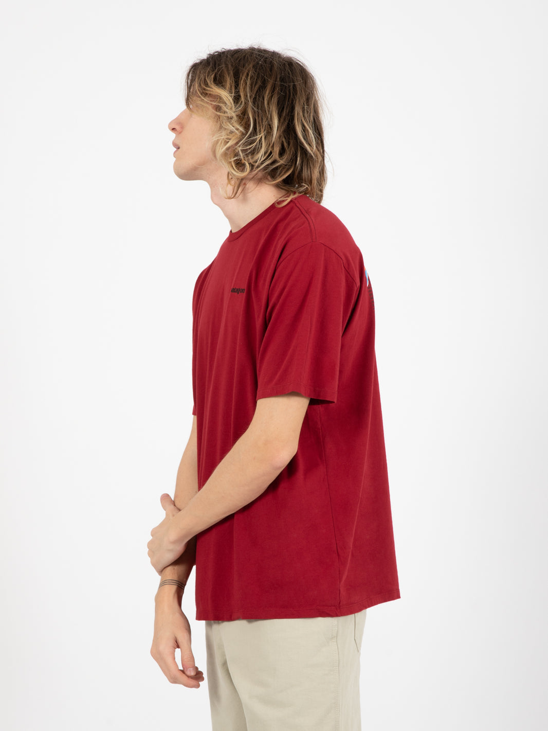 M'S P-6 Mission organic t-shirt wax red