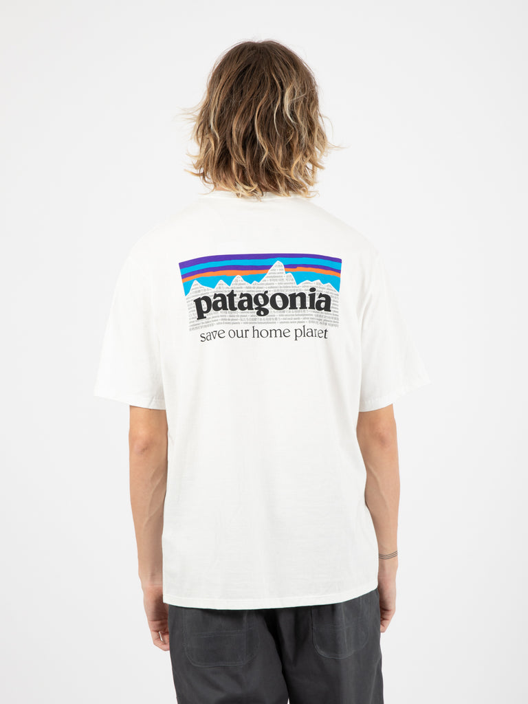PATAGONIA - M'S P-6 Mission organic t-shirt white