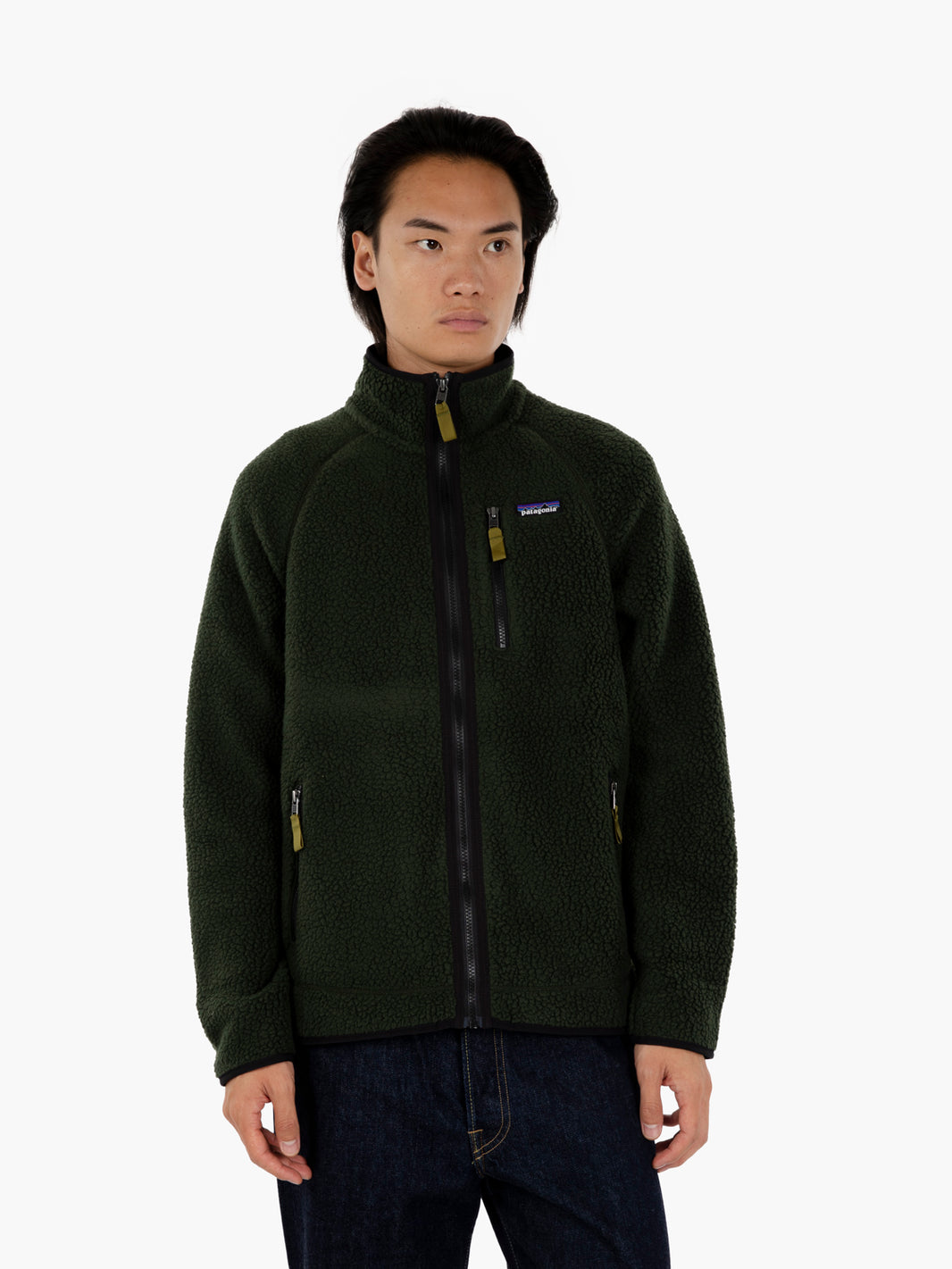 M'S Retro fleece jacket old growth green