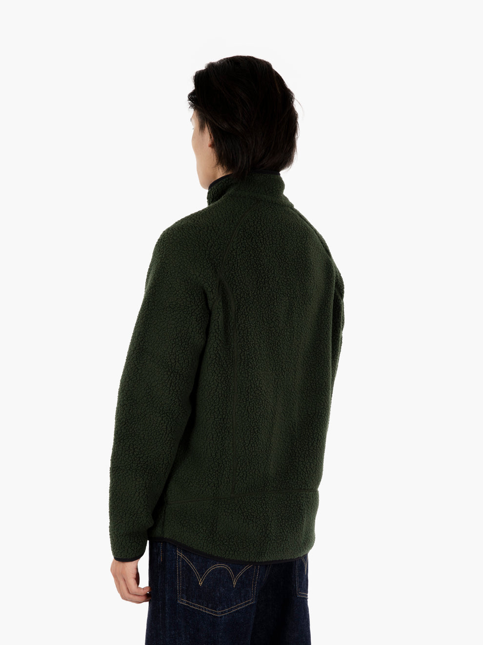 M'S Retro pile jacket old growth green