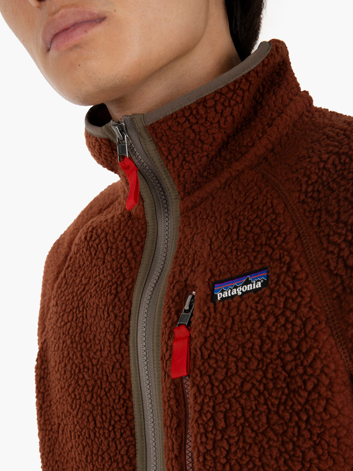 M'S Retro pile jaket dried vanilla